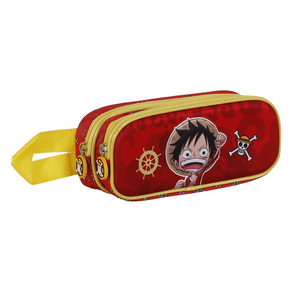 Trousse double One Piece Luffy 3D ⋆ Lucky Geek